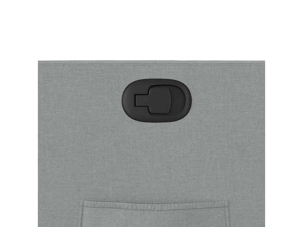 Poltrona Reclinabile in Tessuto Grigio Chiaro