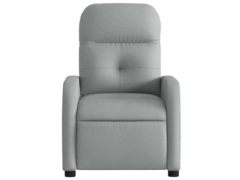 Fauteuil inclinable Gris clair Tissu