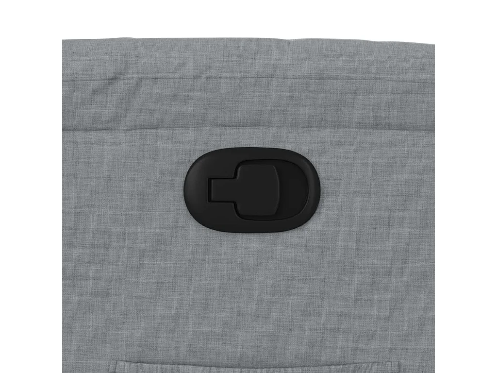 Fauteuil inclinable Gris clair Tissu