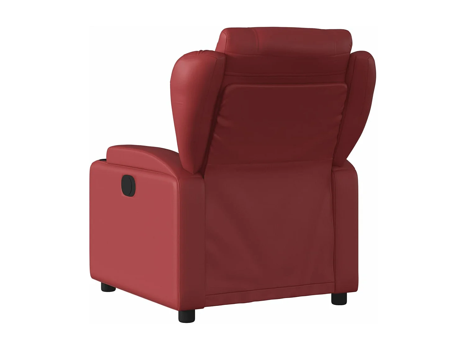 Fauteuil inclinable électrique Rouge bordeaux Similicuir