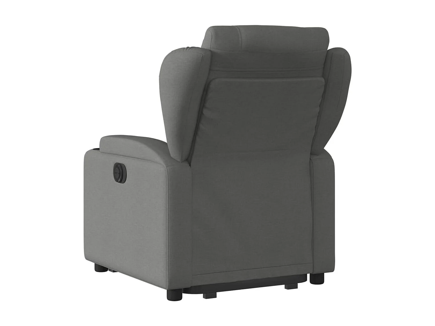 Fauteuil inclinable électrique gris foncé tissu
