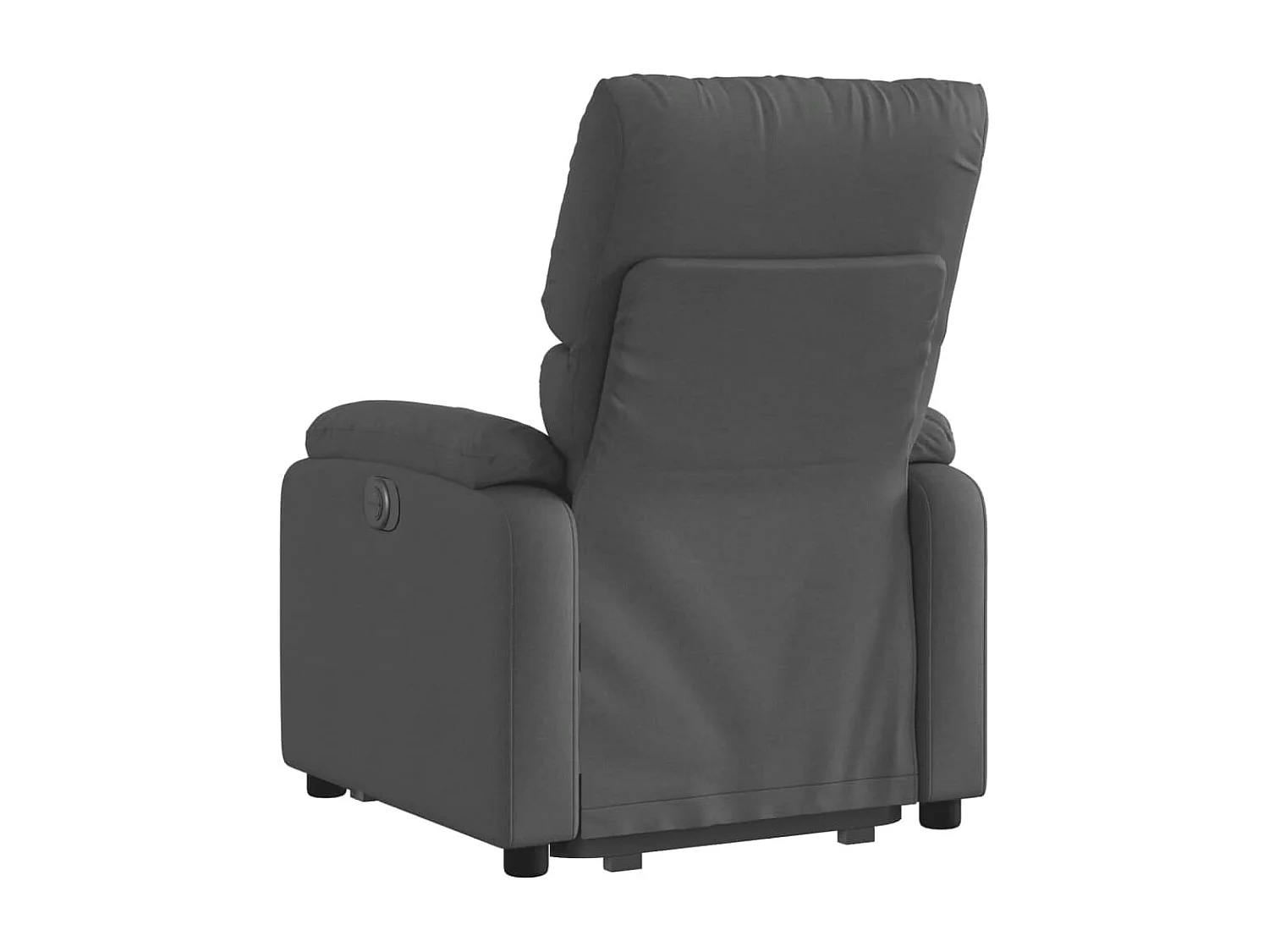 Fauteuil inclinable électrique gris foncé tissu