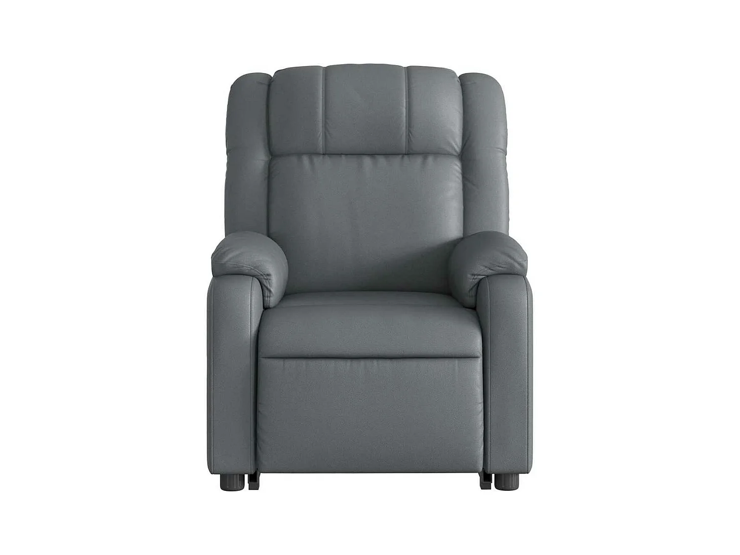 Fauteuil inclinable de massage Gris Similicuir