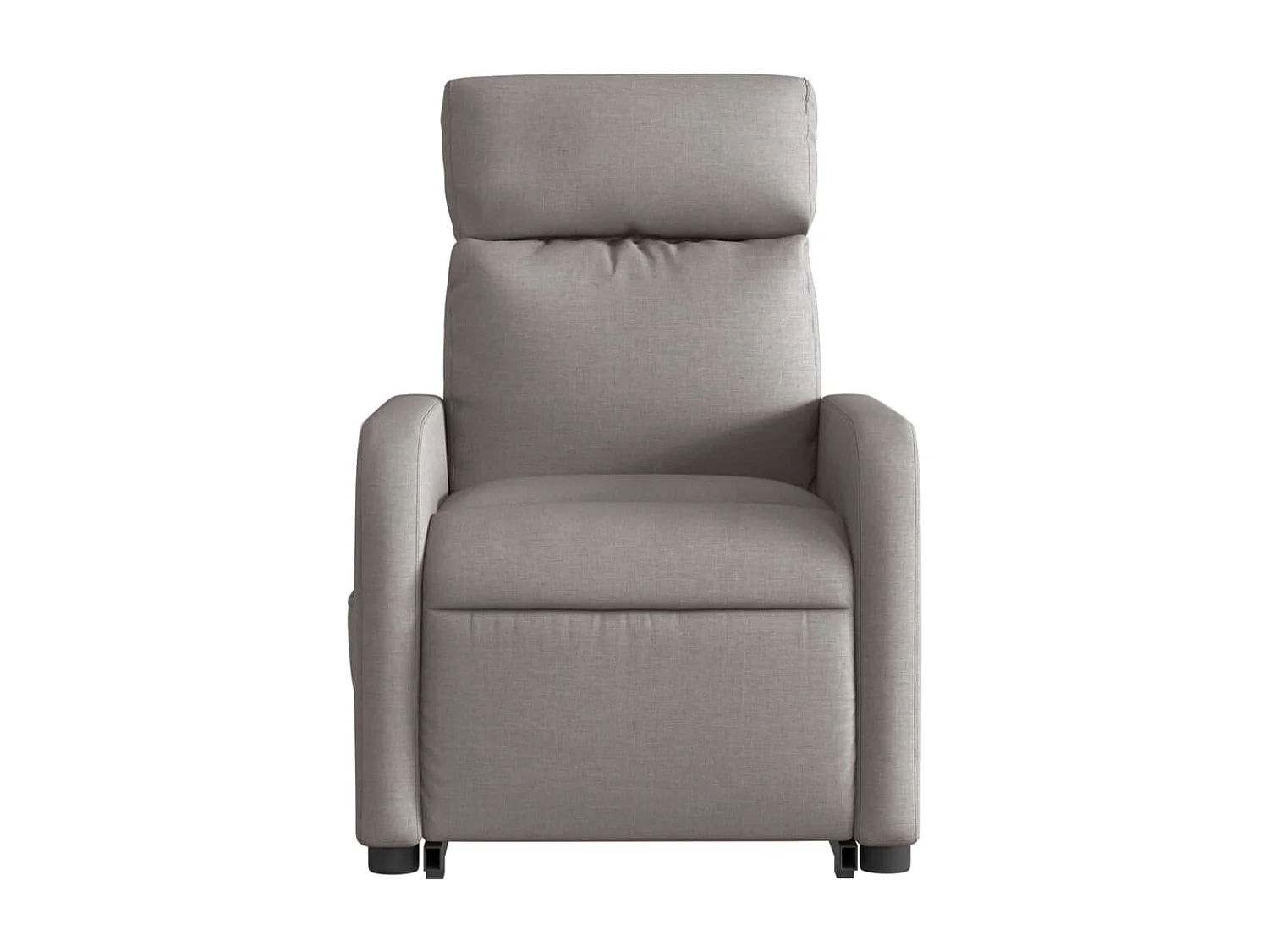 Fauteuil inclinable taupe tissu