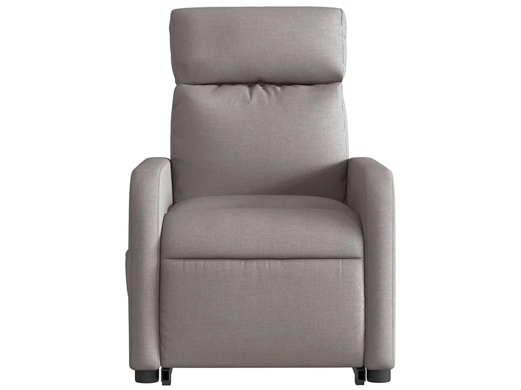 Relaxsessel mit Aufstehhilfe Taupe Stoff