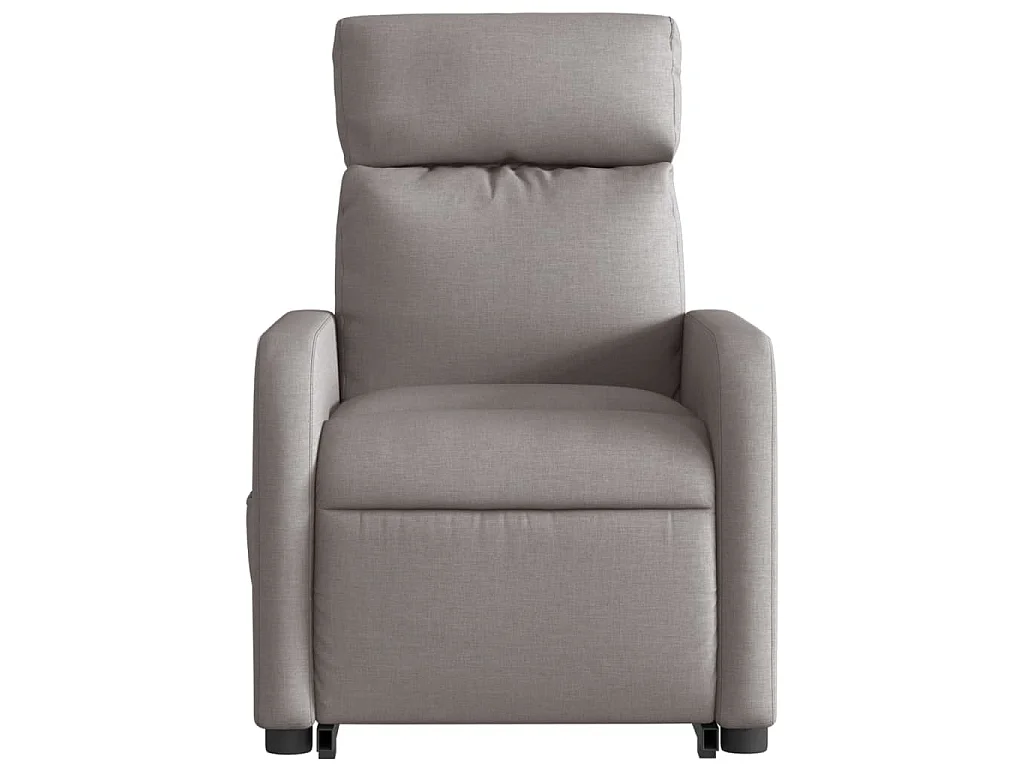 Relaxsessel mit Aufstehhilfe Taupe Stoff