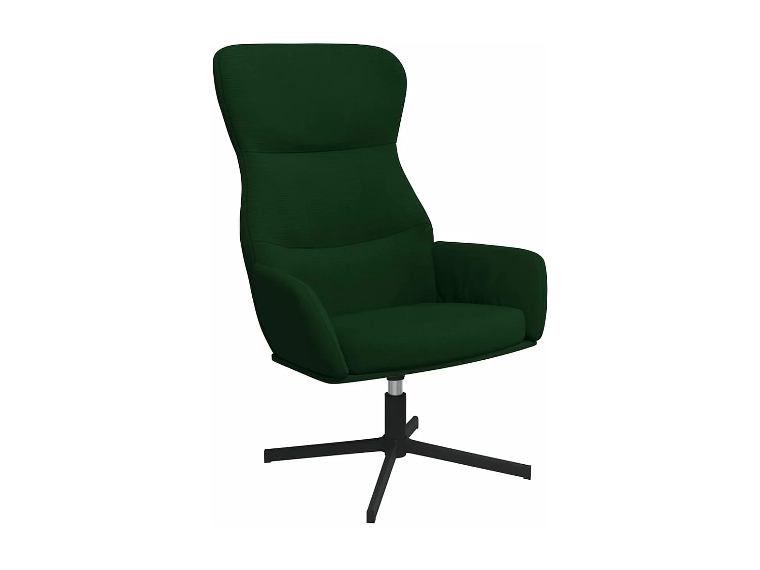 Chaise de relaxation Vert foncé Velours