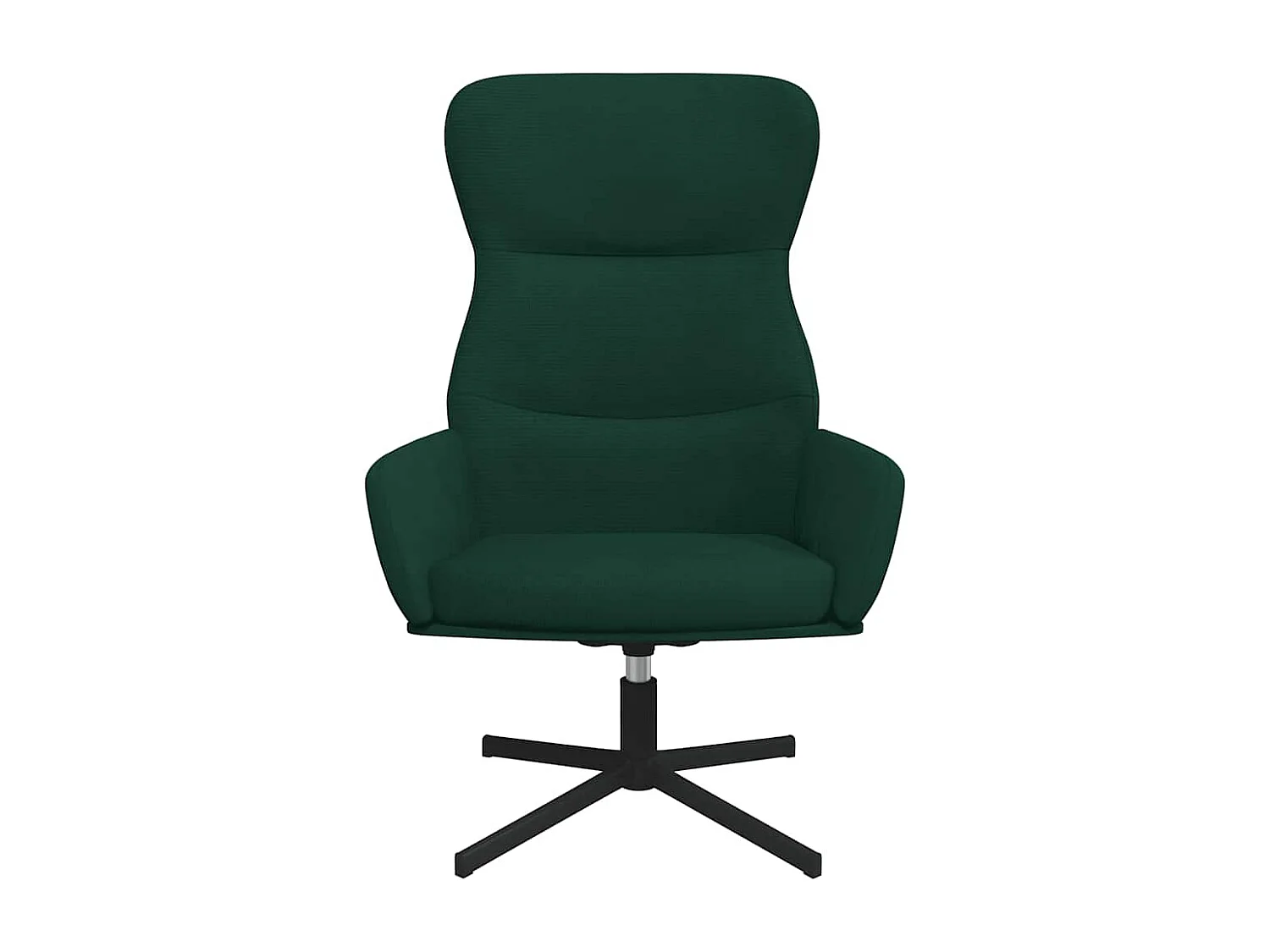 Chaise de relaxation Vert foncé Velours