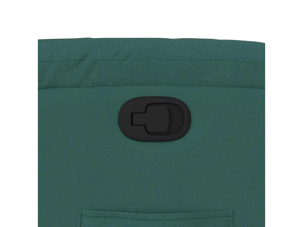 Poltrona reclinável tecido verde-escuro