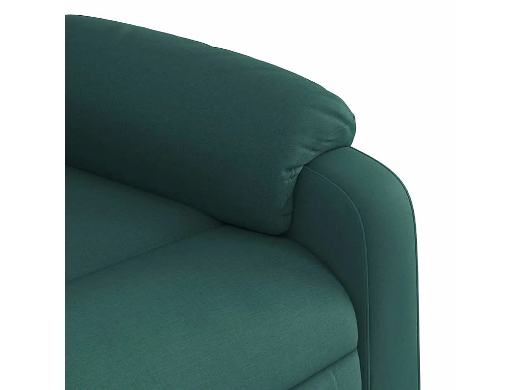Fauteuil inclinable Vert foncé Tissu
