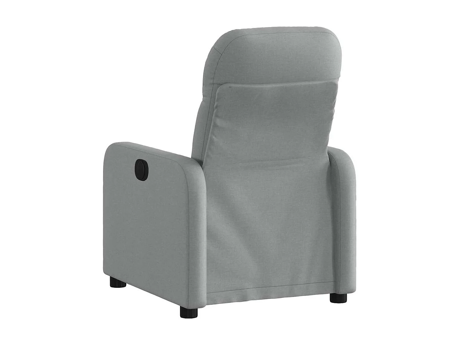 Fauteuil inclinable électrique Gris clair Tissu
