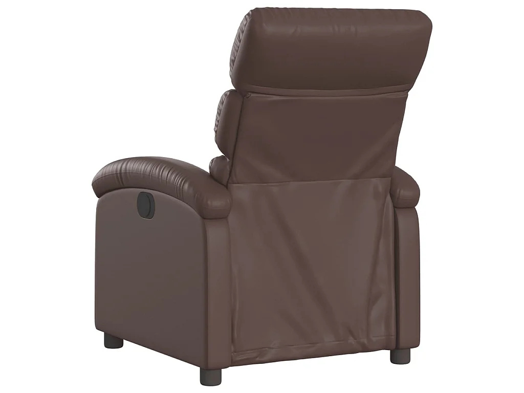 Fauteuil inclinable Marron Similicuir