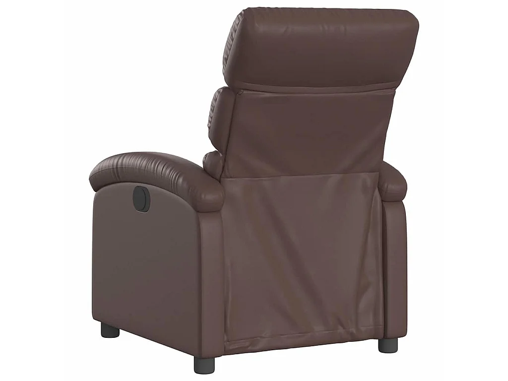 Fauteuil inclinable Marron Similicuir