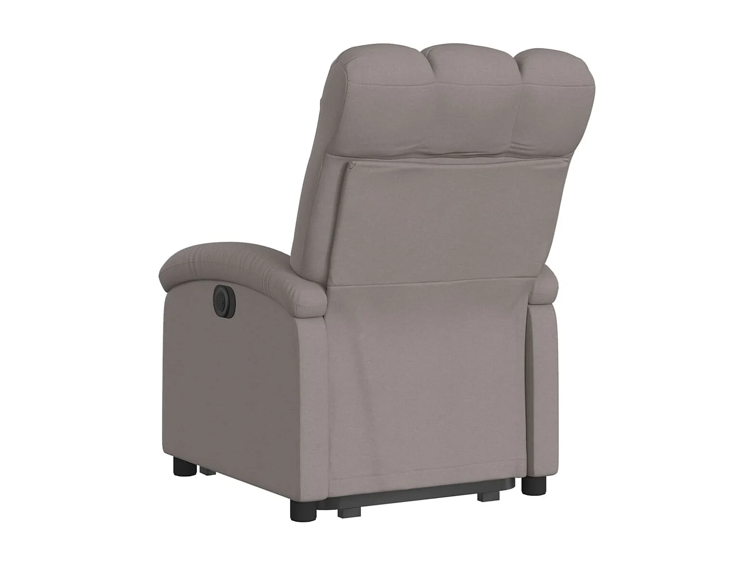 Fauteuil inclinable électrique taupe tissu