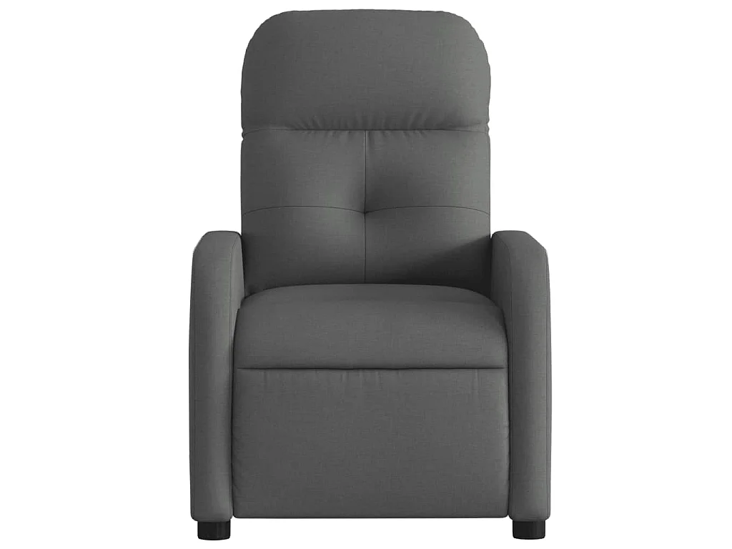 Fauteuil inclinable Gris foncé Tissu