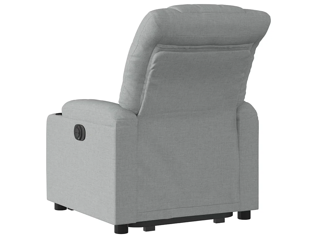 Fauteuil inclinable Gris clair Tissu