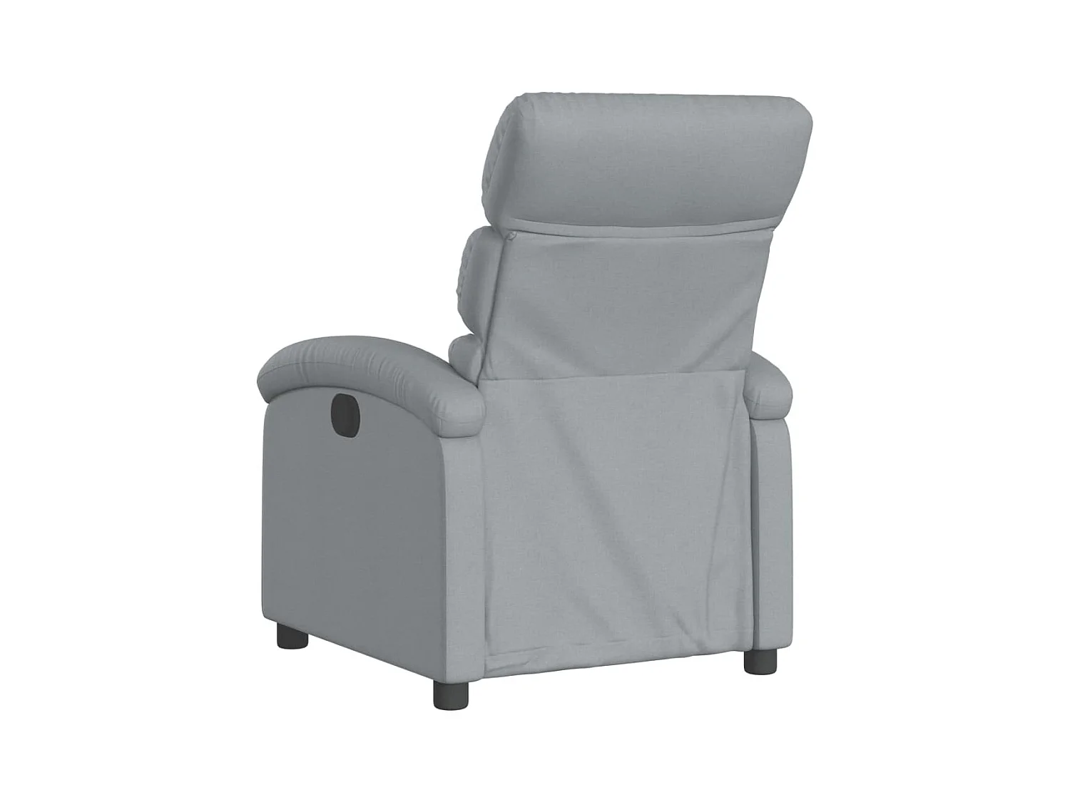 Fauteuil inclinable électrique Gris clair Tissu
