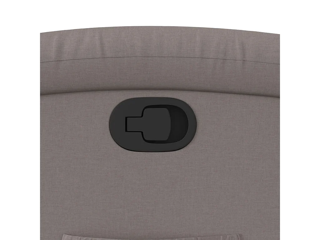 Relaxsessel Taupe Stoff