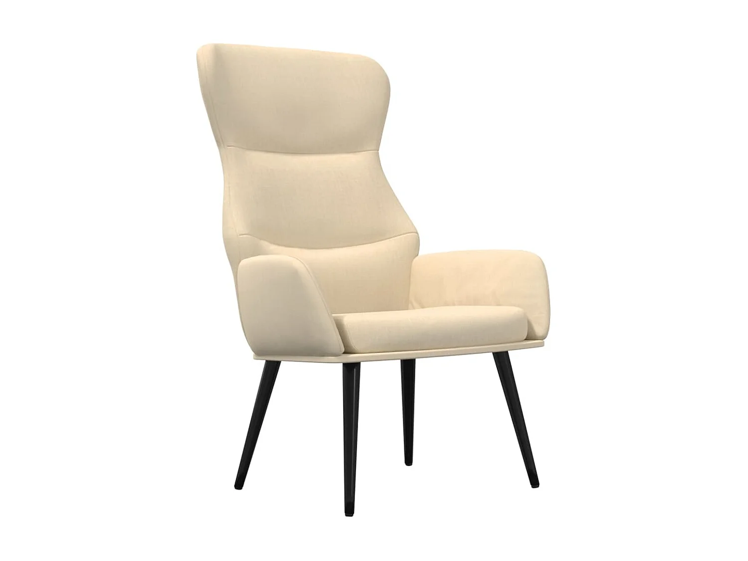 Relaxsessel Creme Stoff