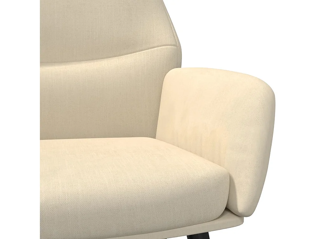 Relaxsessel Creme Stoff