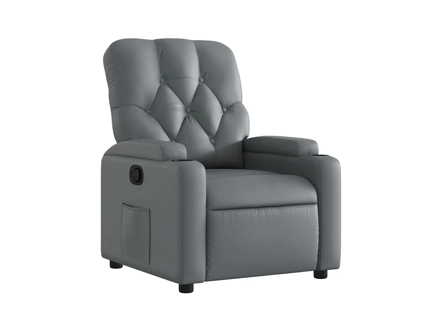 Fauteuil inclinable Gris Similicuir