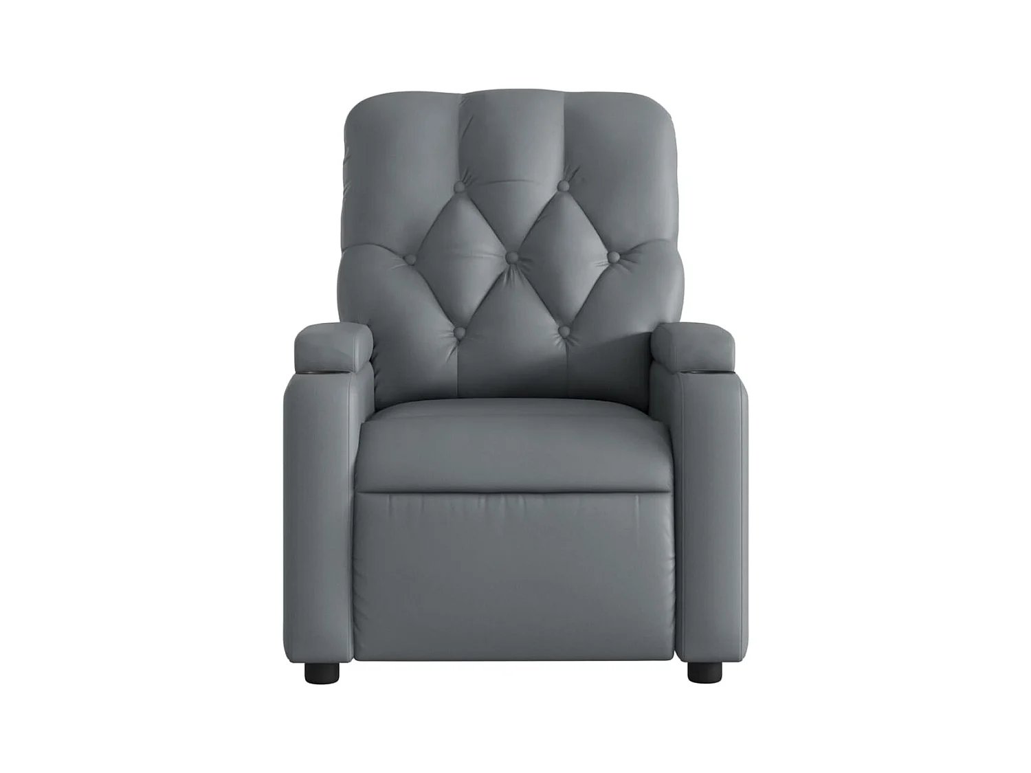 Fauteuil inclinable Gris Similicuir