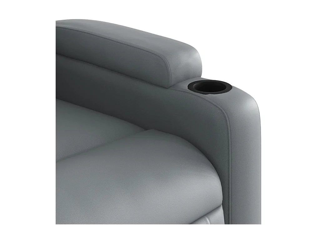 Fauteuil inclinable Gris Similicuir