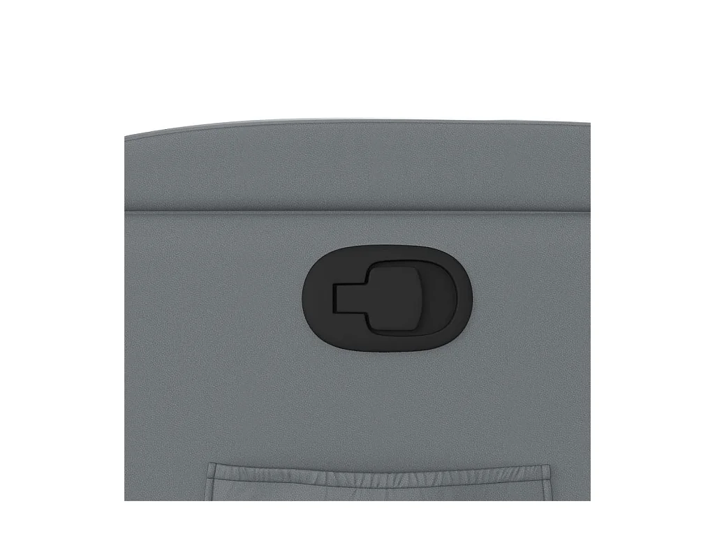 Fauteuil inclinable Gris Similicuir