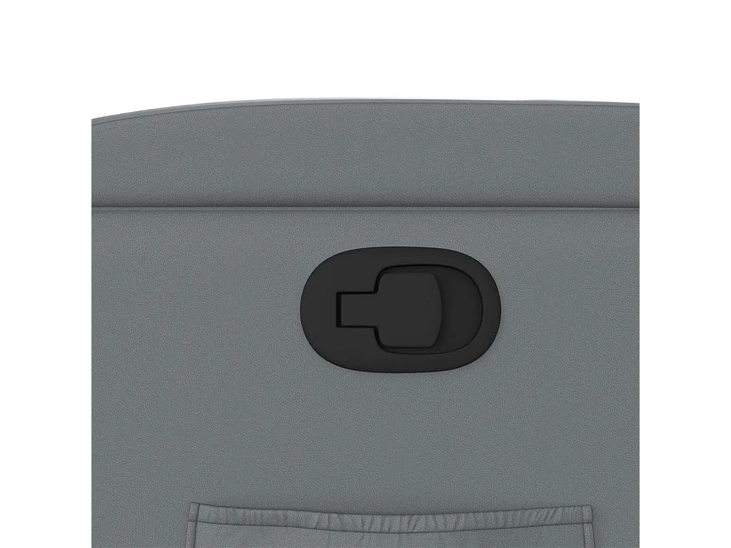 Fauteuil inclinable Gris Similicuir