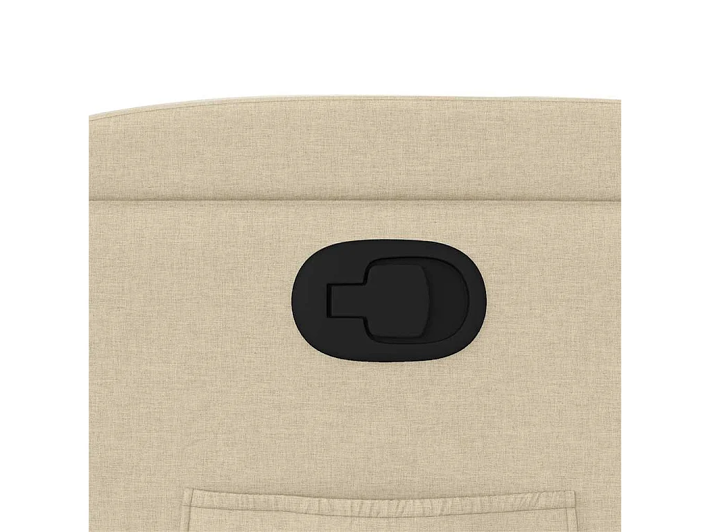 Fauteuil inclinable Crème Tissu