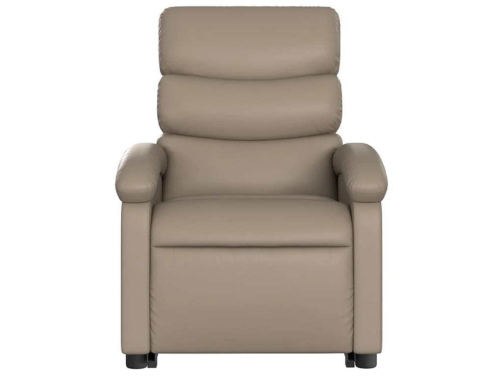 Fauteuil inclinable électrique cappuccino similicuir