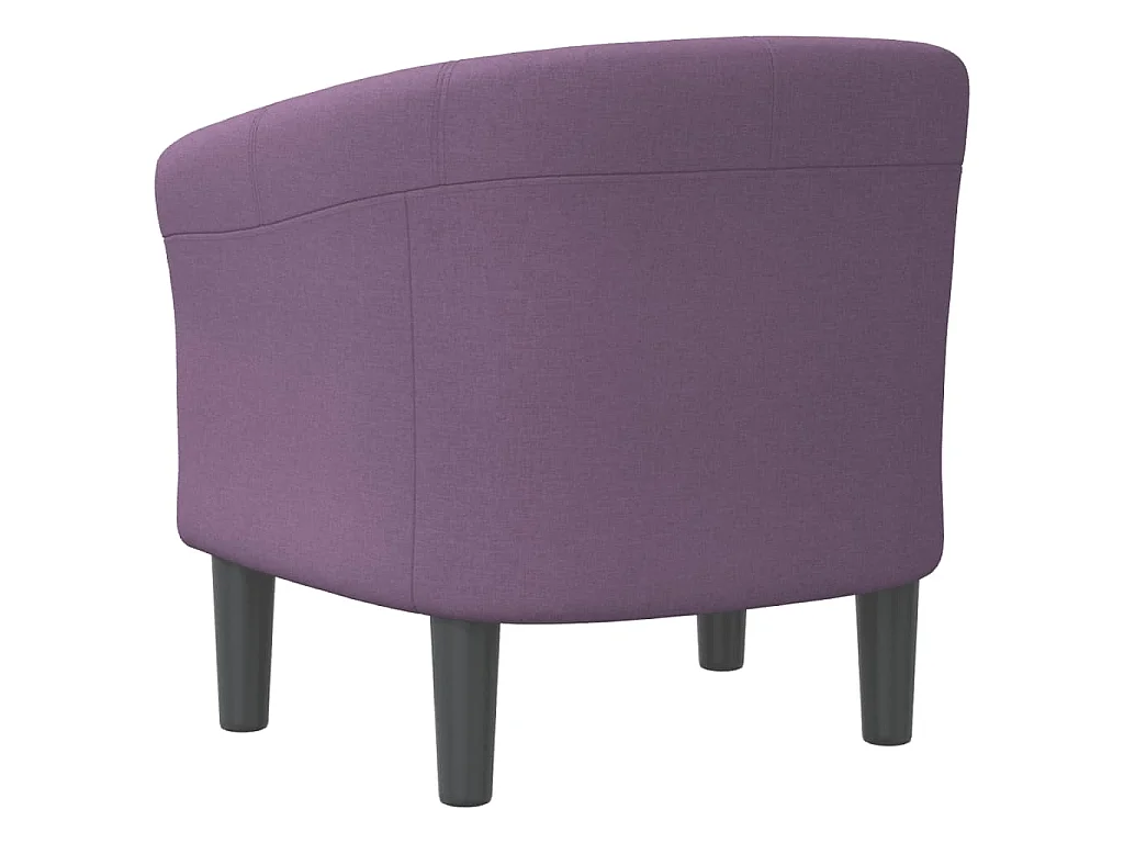 Chaise cabriolet violet tissu