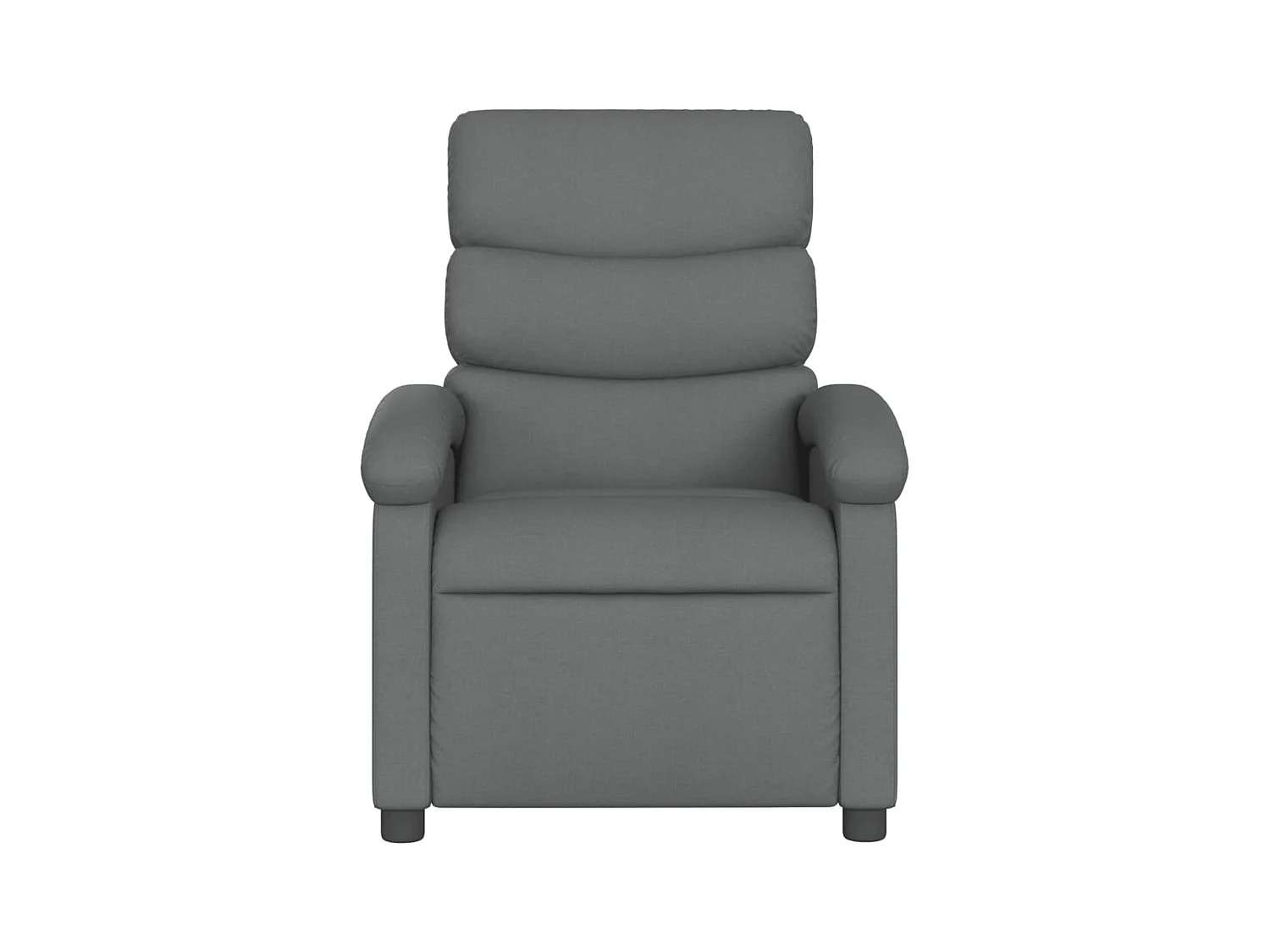 Fauteuil inclinable électrique Gris foncé Tissu