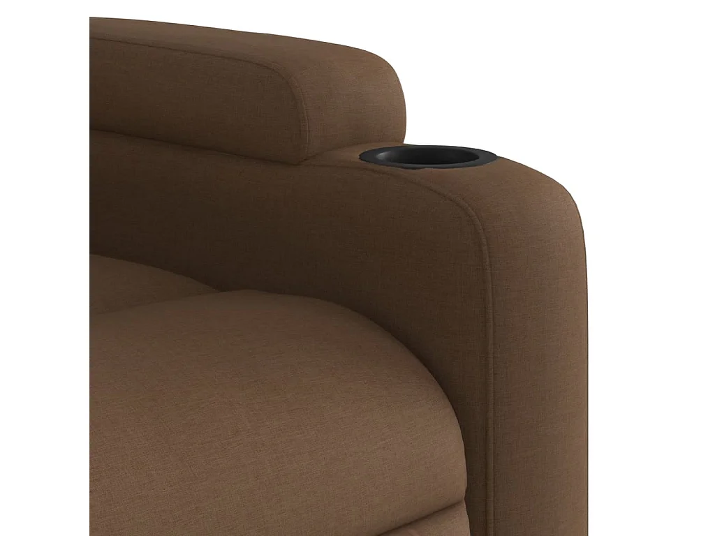 Fauteuil inclinable Marron Tissu