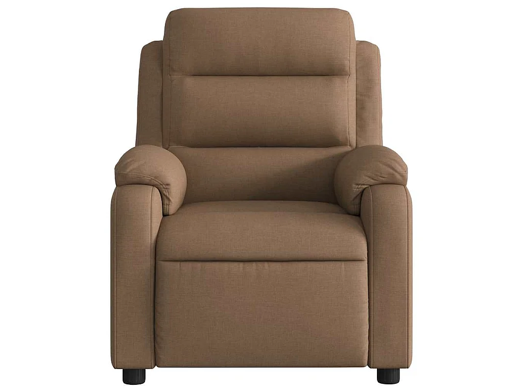 Fauteuil inclinable Marron Tissu