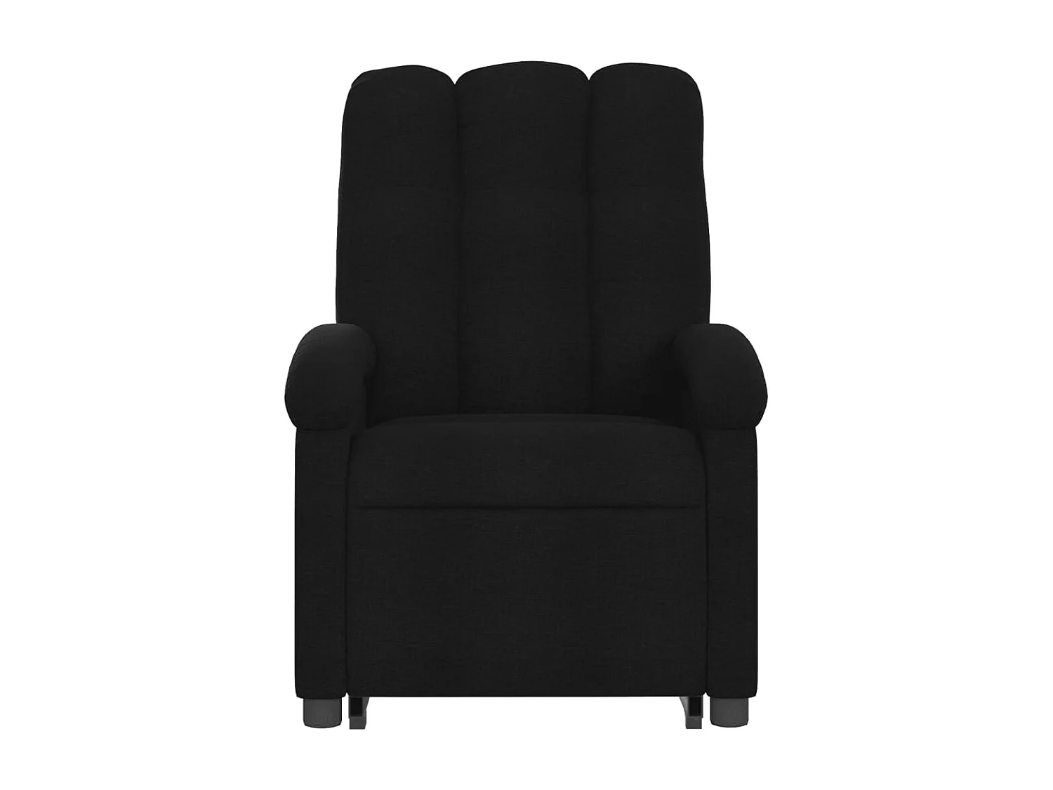 Fauteuil inclinable noir tissu