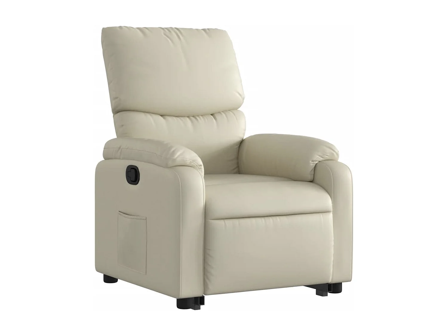 Fauteuil inclinable Crème Similicuir