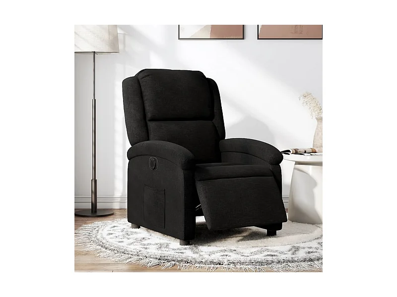 Relaxsessel Elektrisch Schwarz Stoff