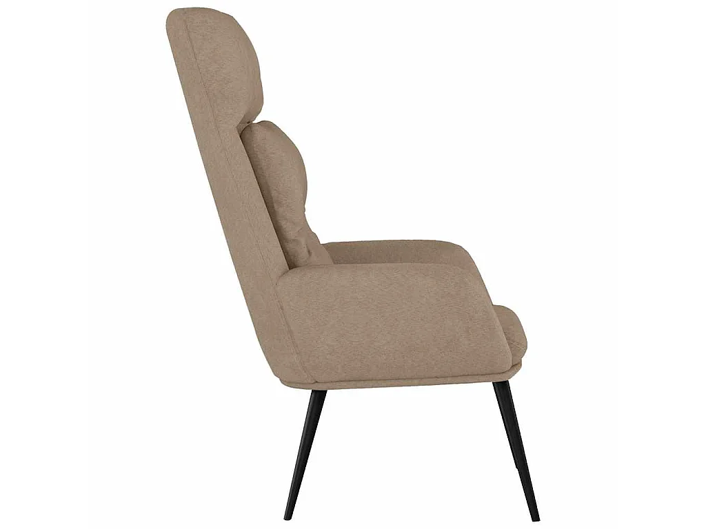 Chaise de relaxation Taupe Similicuir daim