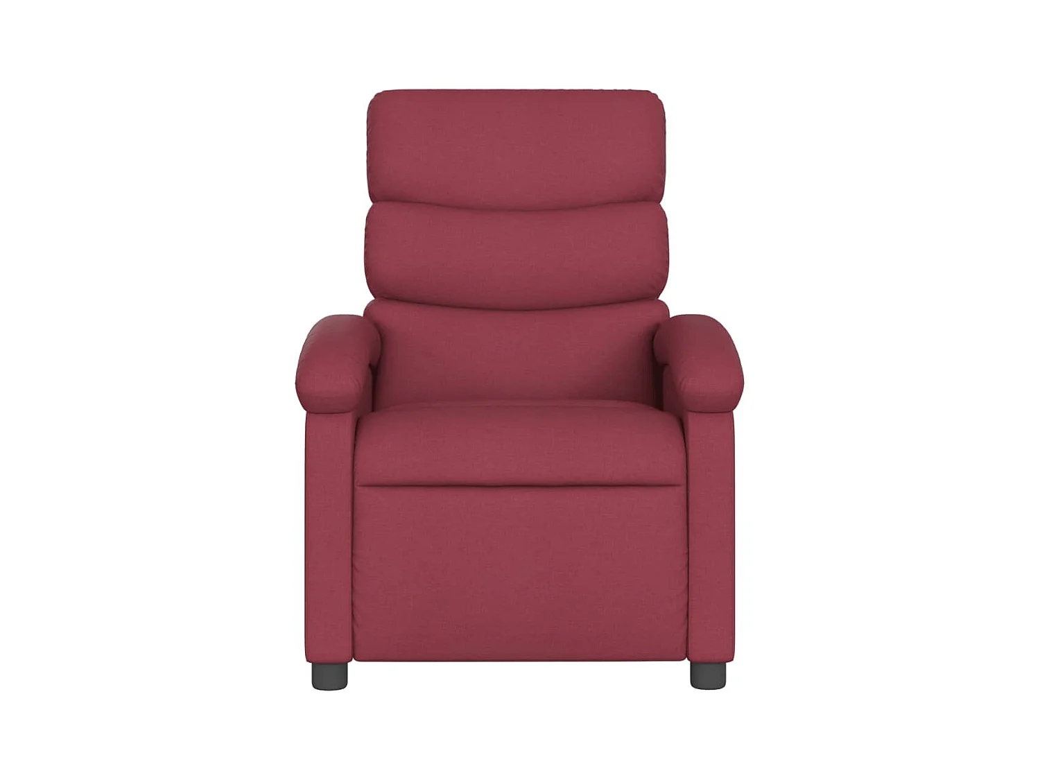 Fauteuil inclinable électrique Rouge bordeaux Tissu