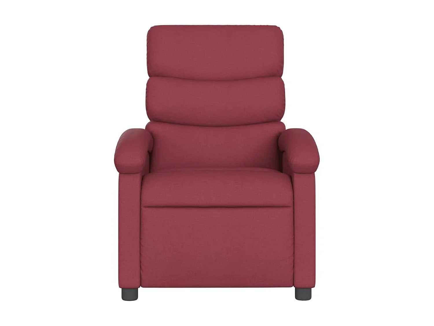 Fauteuil inclinable électrique Rouge bordeaux Tissu