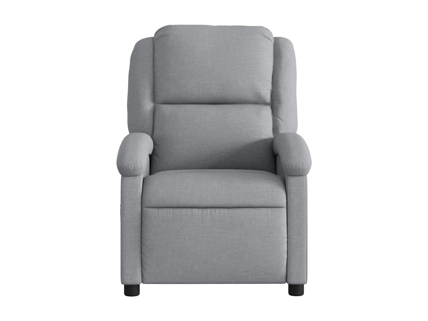 Fauteuil inclinable électrique Gris clair Tissu