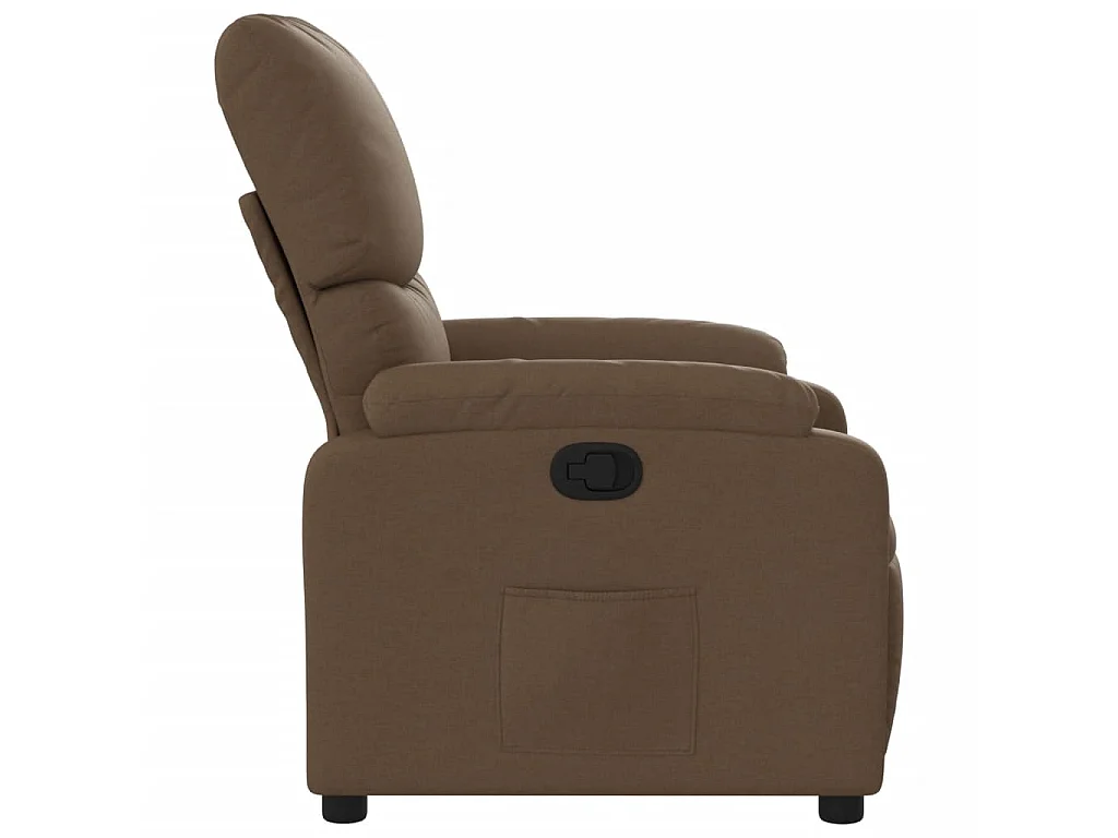 Relaxsessel Braun Stoff