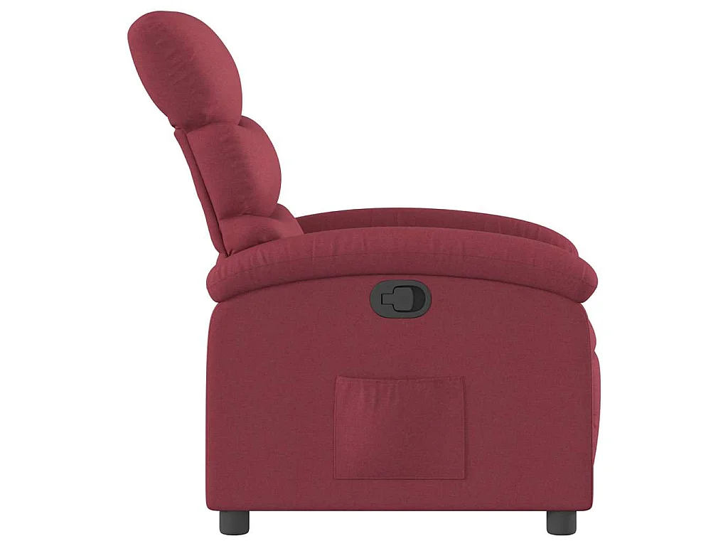 Fauteuil inclinable Rouge bordeaux Tissu