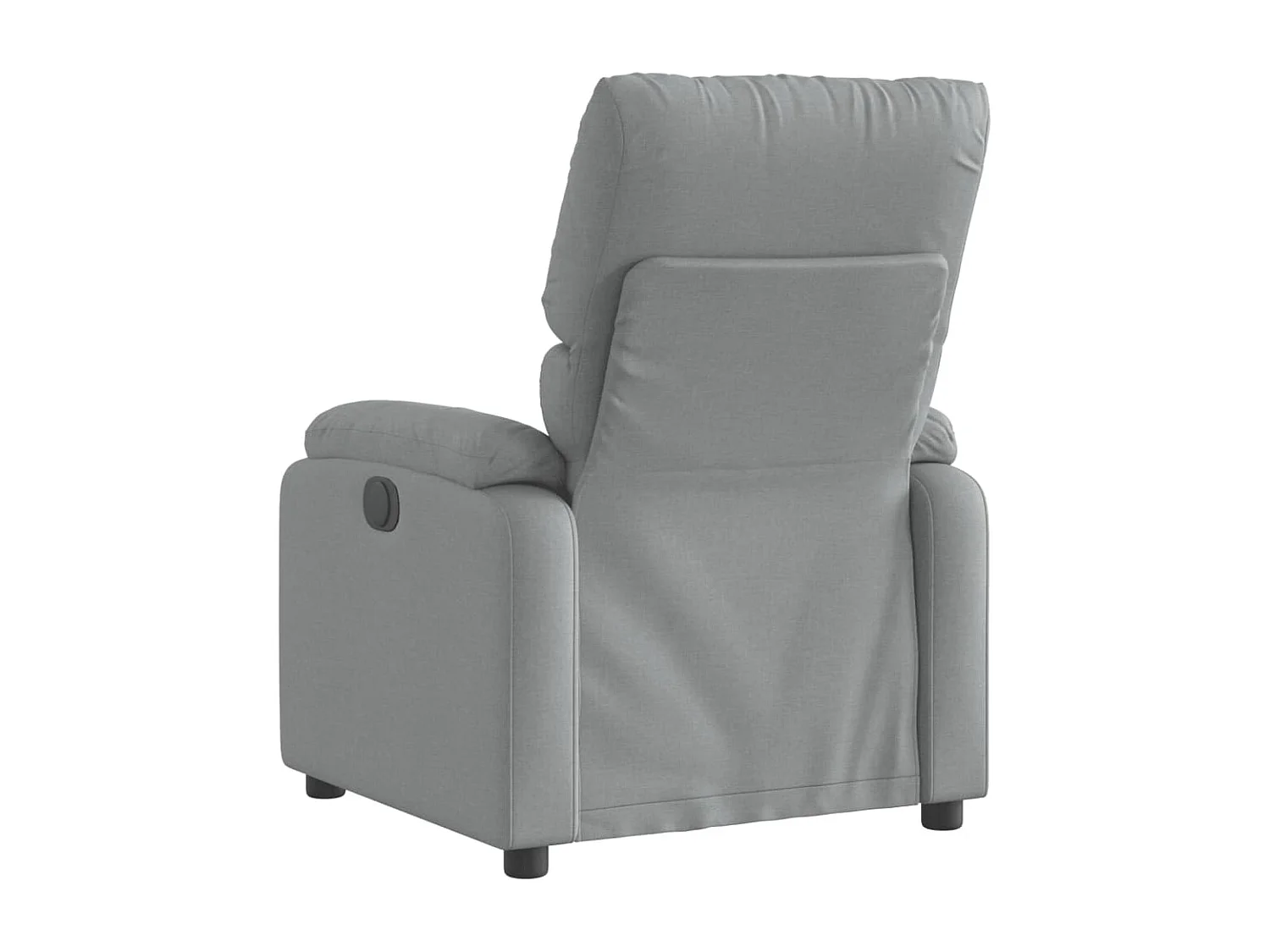 Fauteuil elektrisch verstelbaar stof lichtgrijs