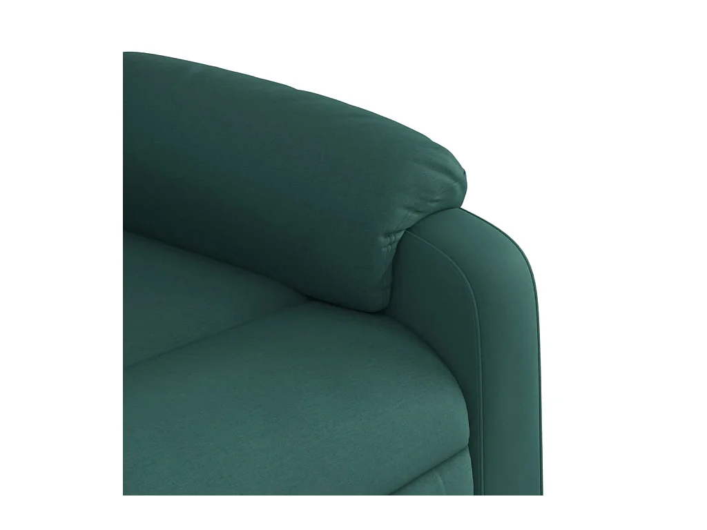 Fauteuil inclinable Vert foncé Tissu