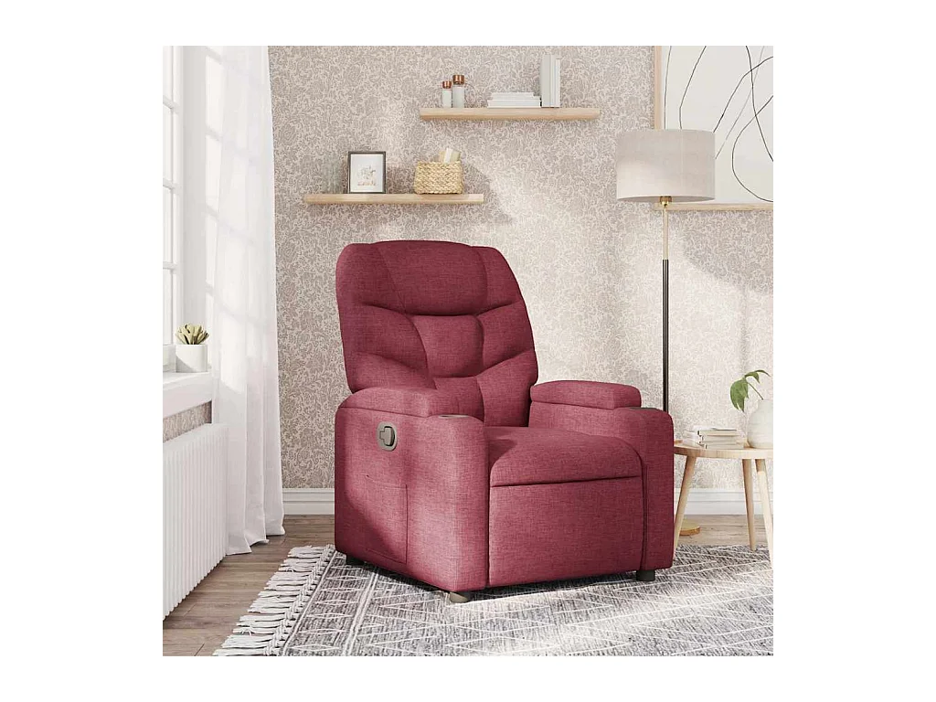 Fauteuil inclinable Rouge bordeaux Tissu