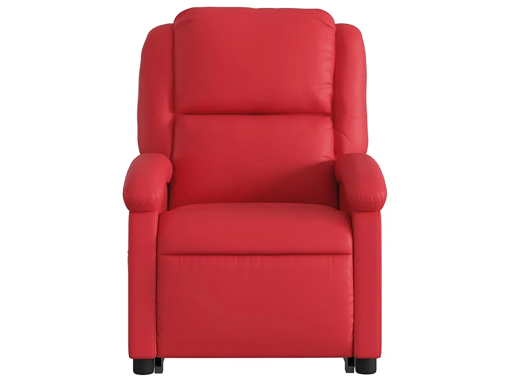 Fauteuil inclinable Rouge Similicuir