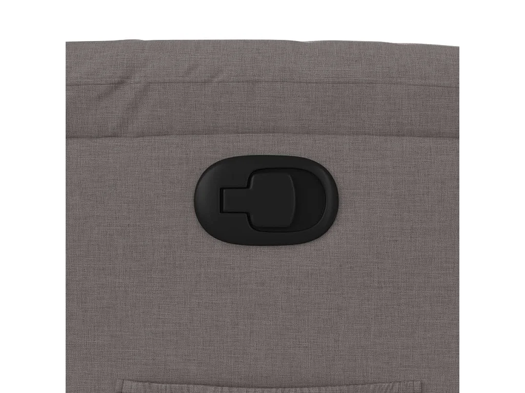 Fauteuil inclinable Taupe Tissu