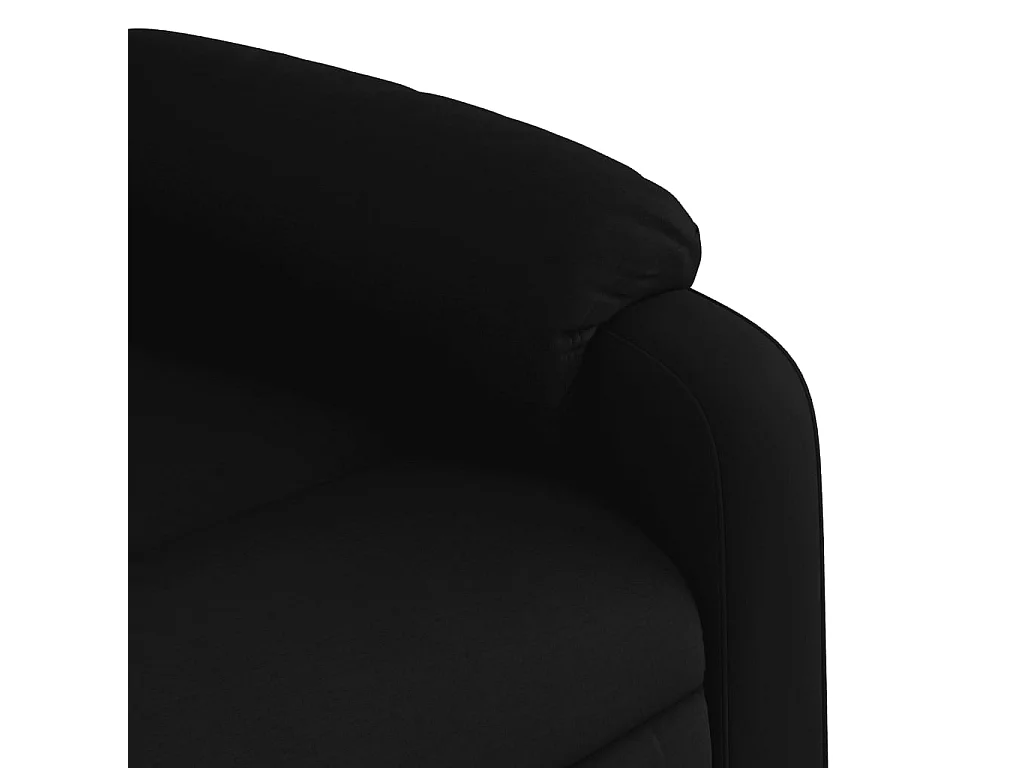 Fauteuil inclinable Noir Tissu